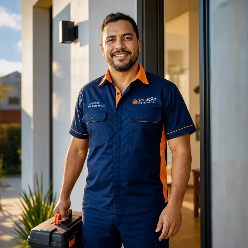 Profissional de reparos residenciais da Sua Proteção